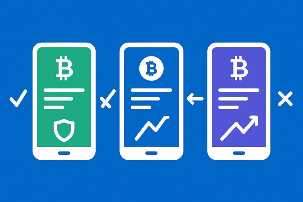 Crypto Apps Vergelijken: Vind de beste crypto app voor jouw doelen!